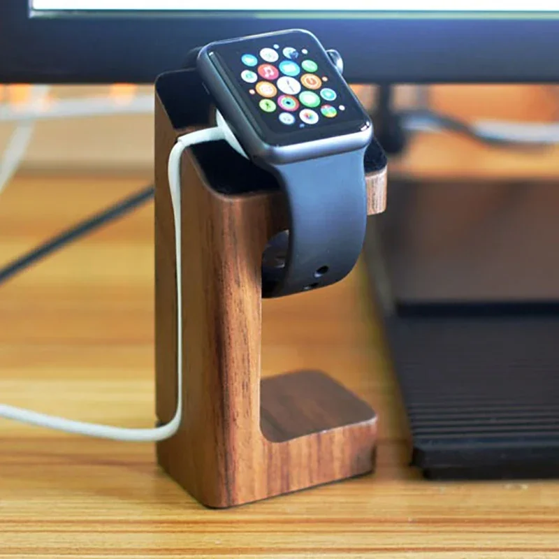 Smartwatch Apple Watch - Holz Apple Watch Ladegerät Ständer Smartwatch