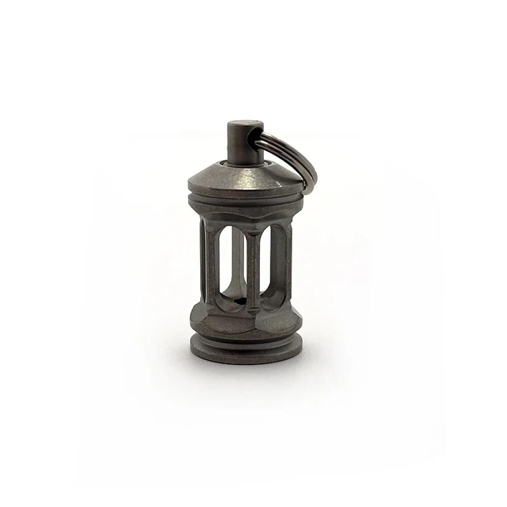 Tritium Gas Tube - Temple Titanlegierung Tritium-Fläschchen-Gehäuse Schlüsselanhänger EDC-Anhänger