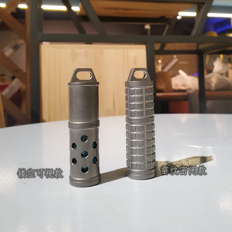 Tritium Gas Tube - EDC Titan Legierung Paracord Messer Perlen