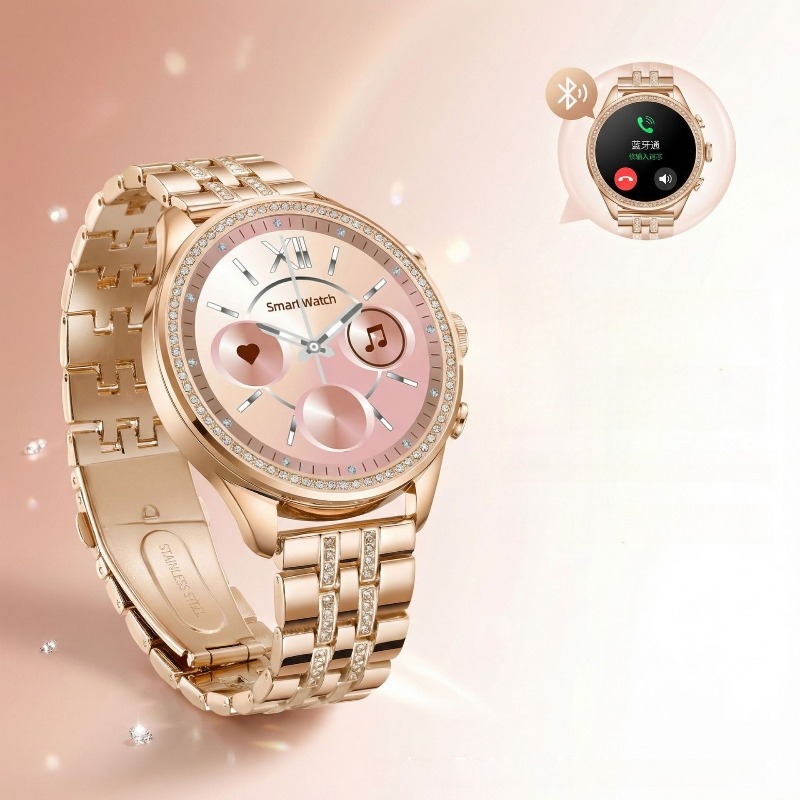 Smartwatch Health Watches - Grenzübergreifende Exklusivlieferung für GEN9 Diamantbesetzte Damen-Smartwatch