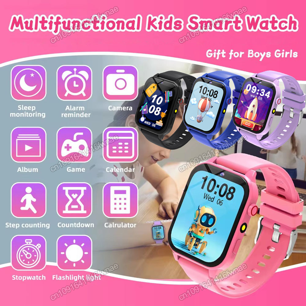 Smartwatch Watches Gift For Boys On Birthday - Neue Smartwatch für Kinder HD-Touchscreen-Kamera 18