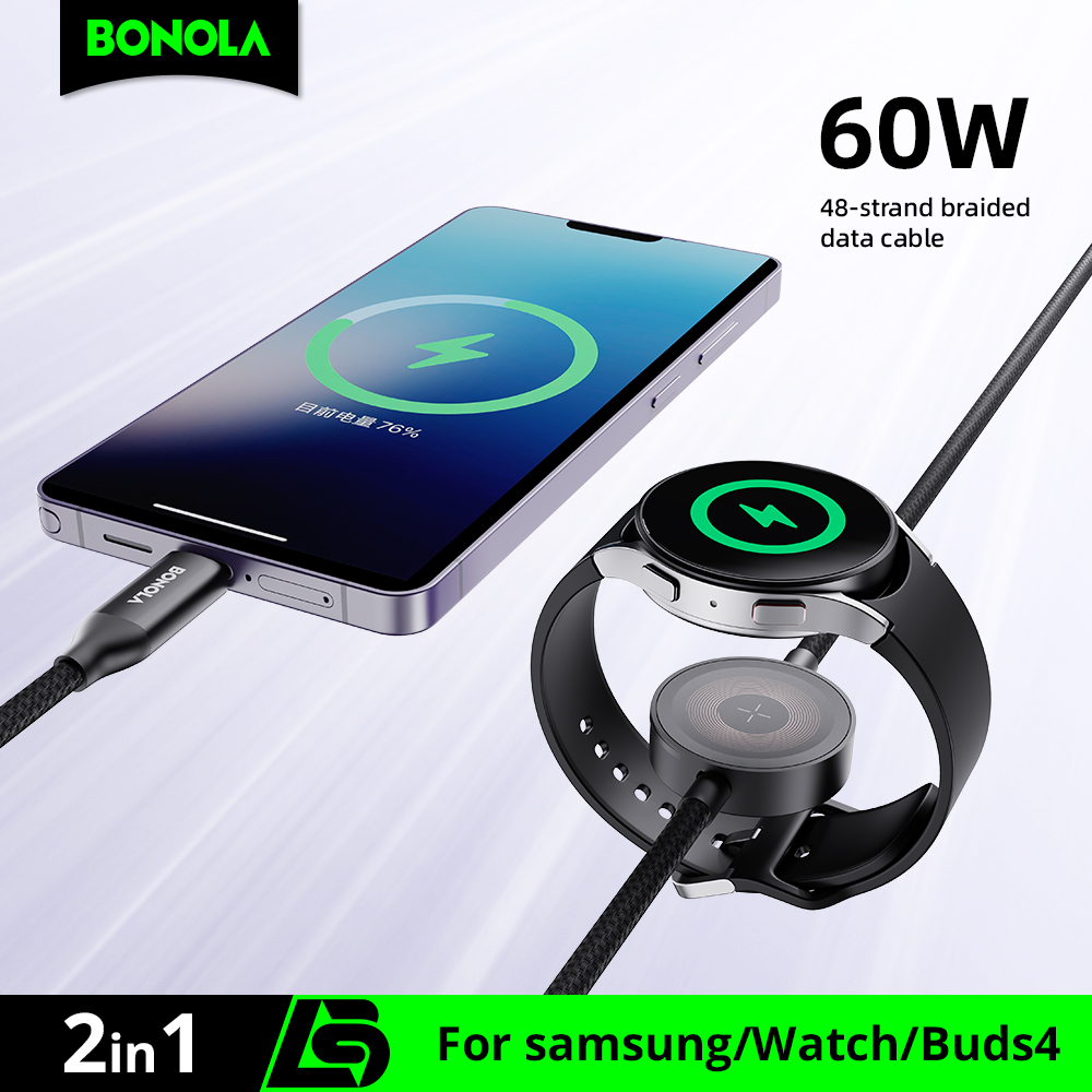 Watches Smartwatch Samsung - Bonola 2-in-1 Ladegerät für Galaxy Watch