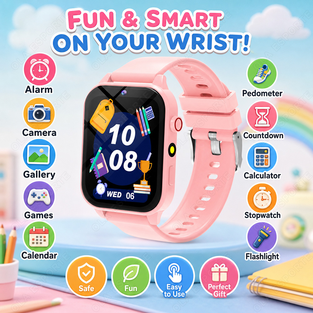 Smartwatch Watches Gift For Boys On Birthday - Neue Smartwatch für Kinder mit HD-Touchscreen,