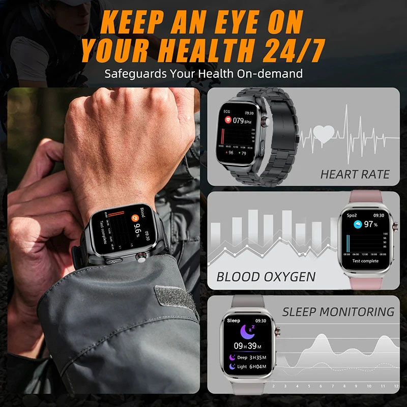 2025, neue hochpräzise Smartwa – Smartwatch Health Watches Bewertung und Preis