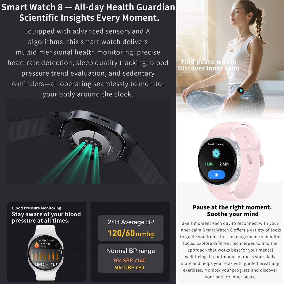 2026 Neue Smartwatches 8 Mini  – Smartwatch Health Watches Bewertung und Preis