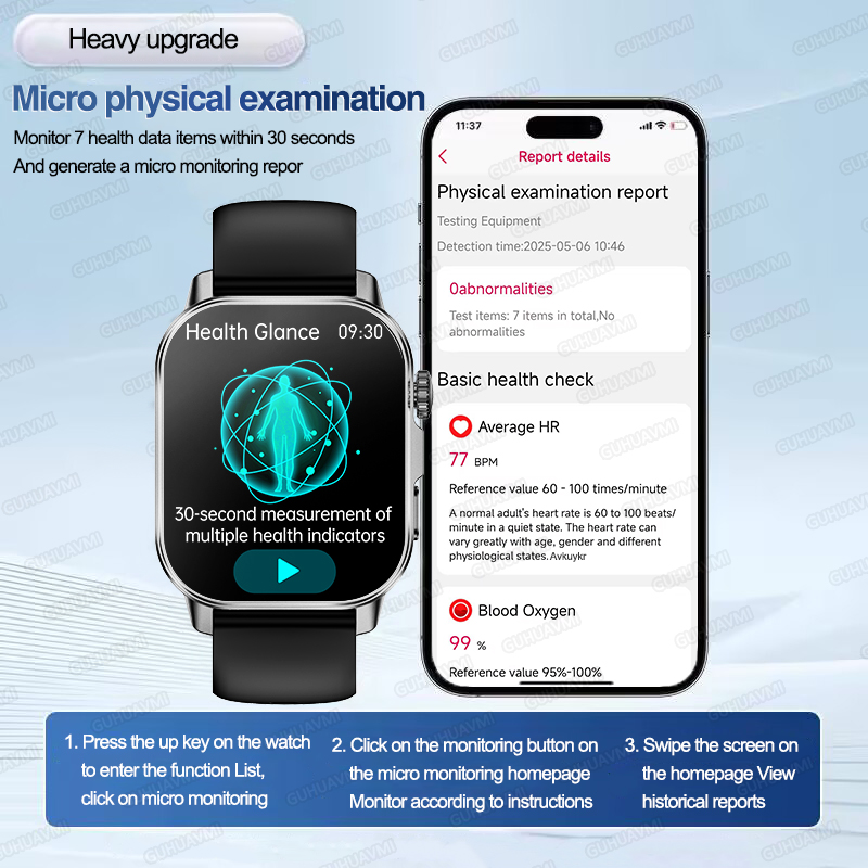 Neue Herren-Smartwatch zur Emo – Smartwatch Health Watches Bewertung und Preis