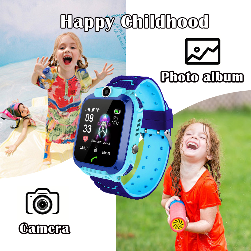 Q12B Kinder-Smartwatch mit SOS – Smartwatch Watches For Kid Boy With Gps Bewertung und Preis