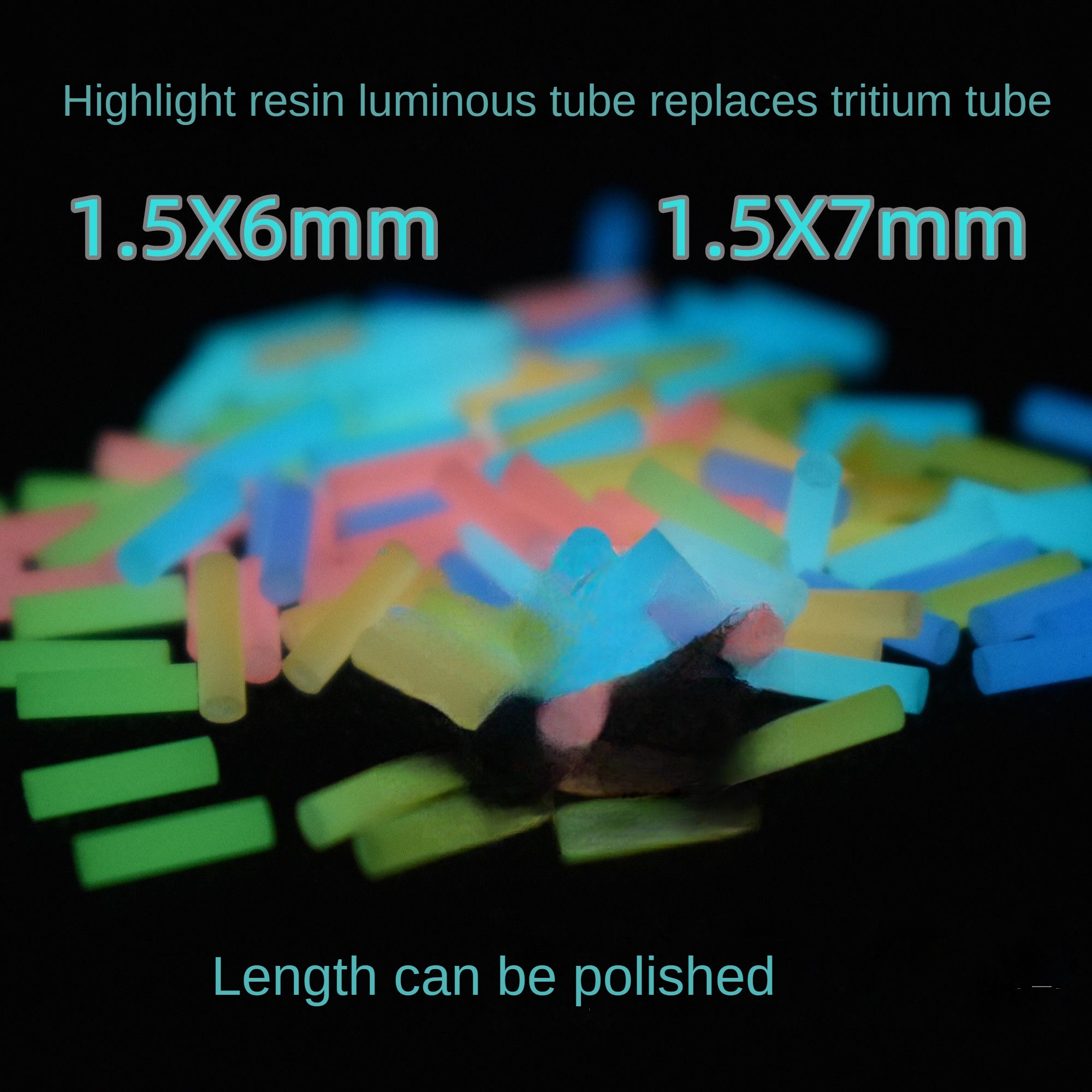 Nicht Tritium 1,5 × 6mm 1,5x7m – Tritium Gas Tube Bewertung und Preis