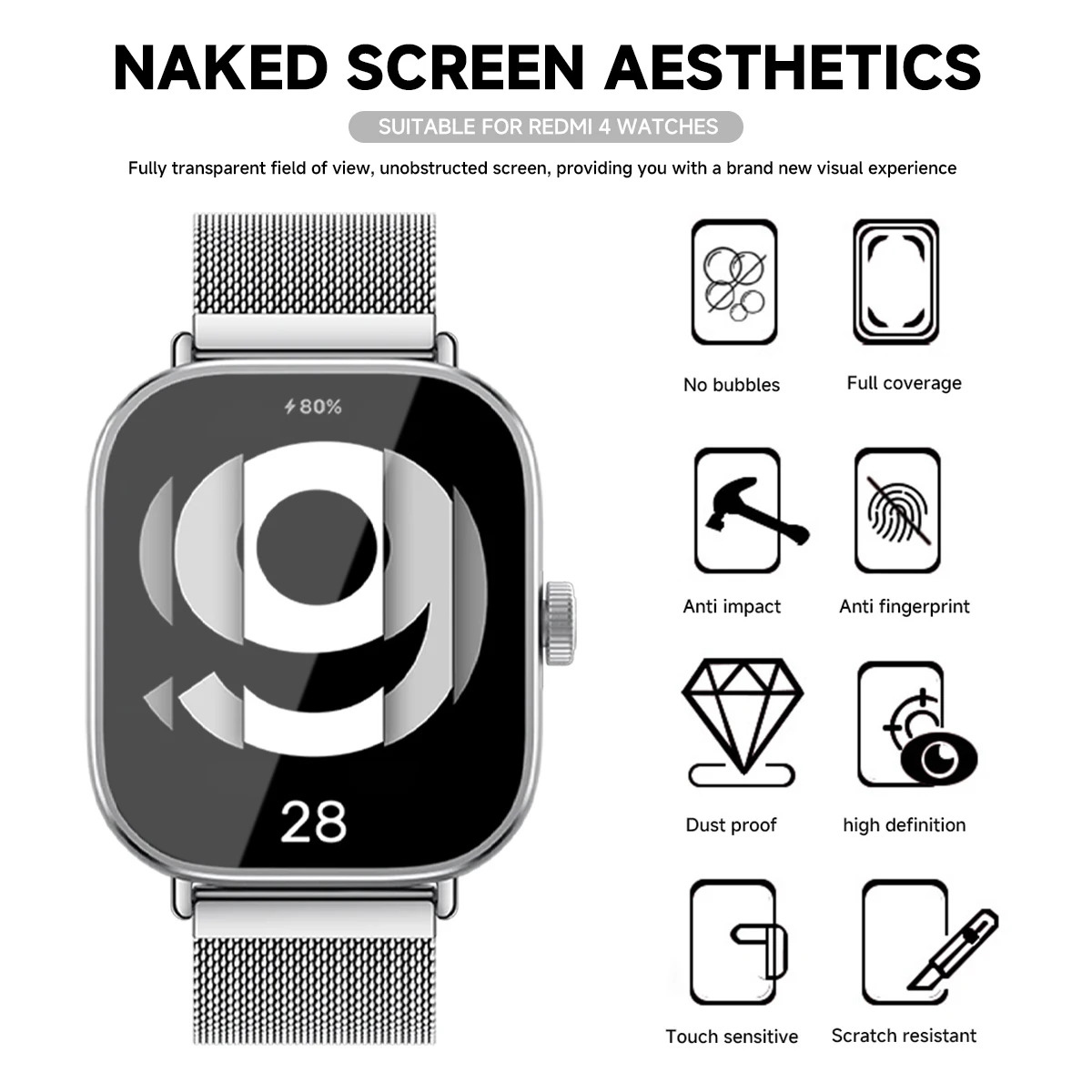 Gehärtetes Glas für Xiaomi Red – Smartwatch Watches Xiaomi Bewertung und Preis