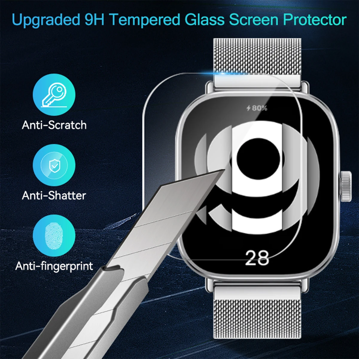 Gehärtetes Glas für Xiaomi Red – Smartwatch Watches Xiaomi Bewertung und Preis