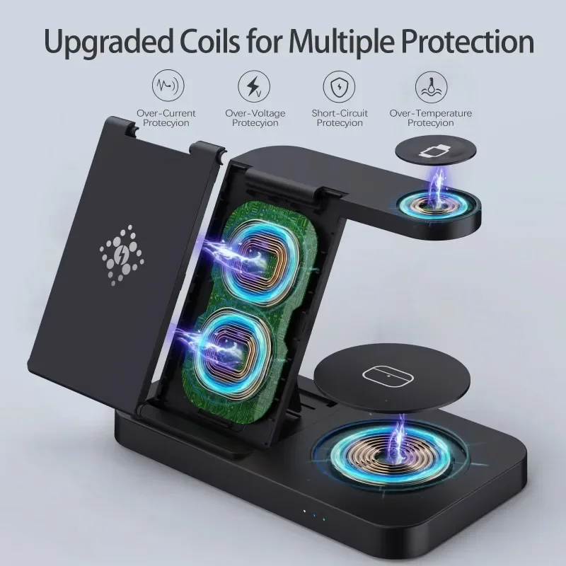 Reise 4 in 1 Wireless Charger  – Watches Smartwatch Samsung Bewertung und Preis