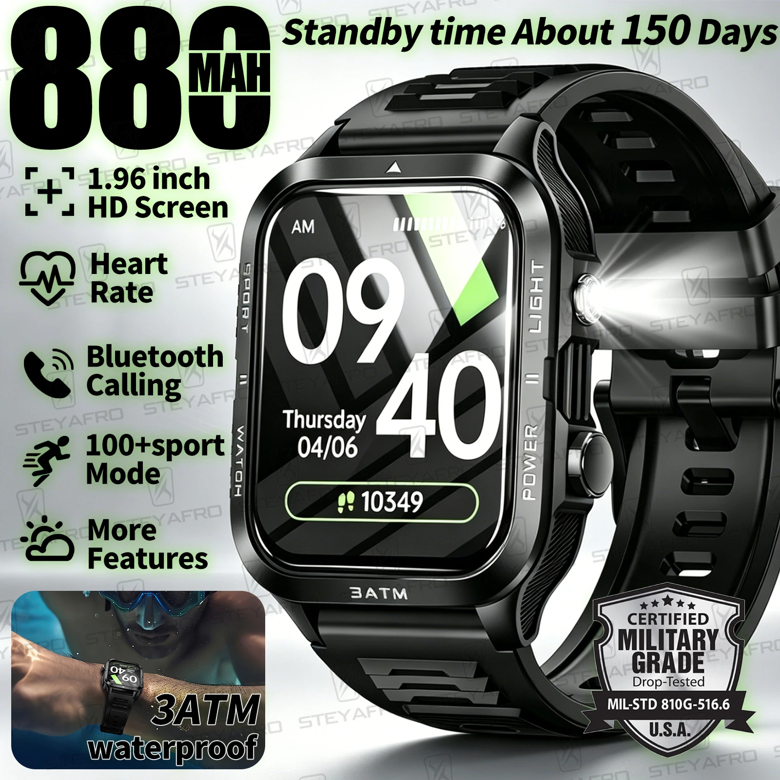 Militärtaugliche Smartwatch fü – Smartwatch Health Watches Bewertung und Preis
